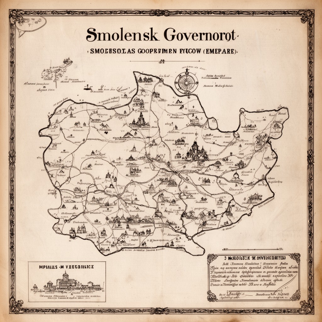 AI-generated illustration of Smolensk Governorate