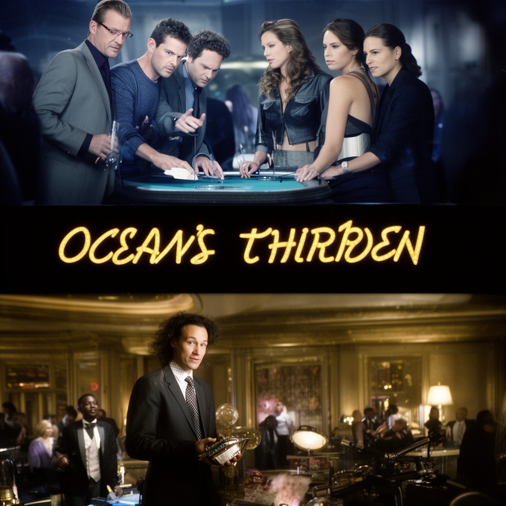 AI-generated illustration of Ocean's Thirteen