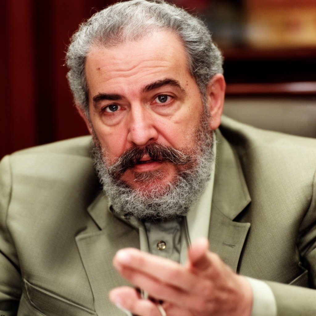 AI-generated illustration of Fidel Castro