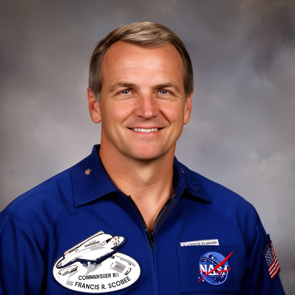 AI-generated illustration of Francis R. Scobee