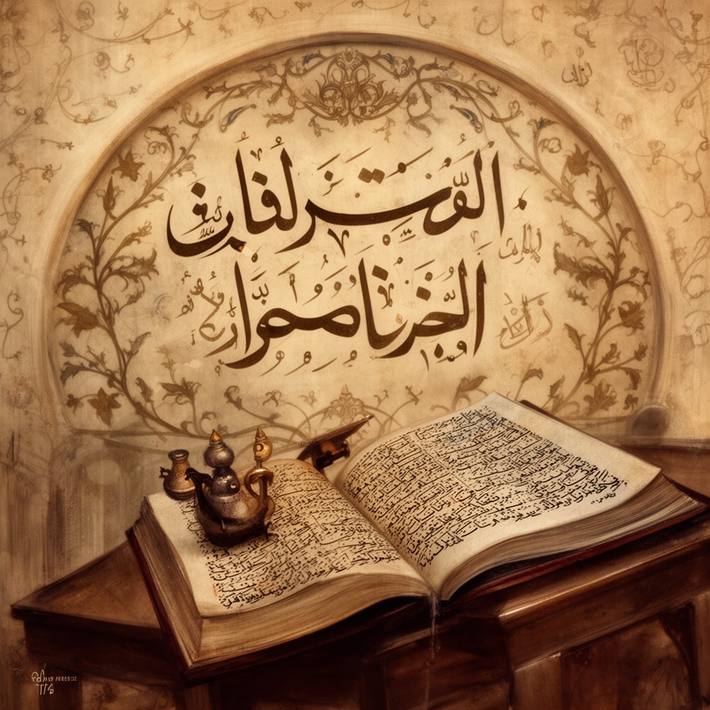 AI-generated illustration of Ibn al-Bawwab