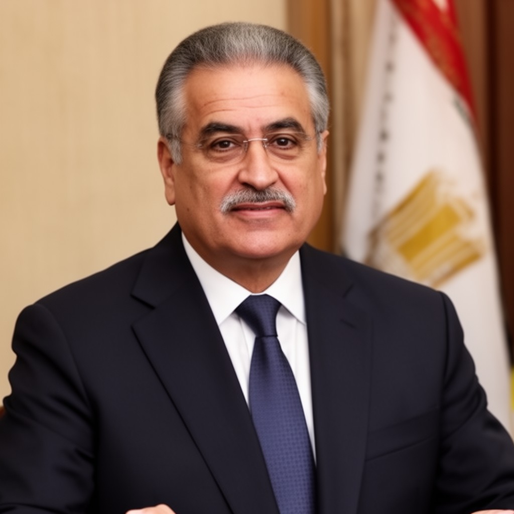 AI-generated illustration of Prime Minister of Egypt