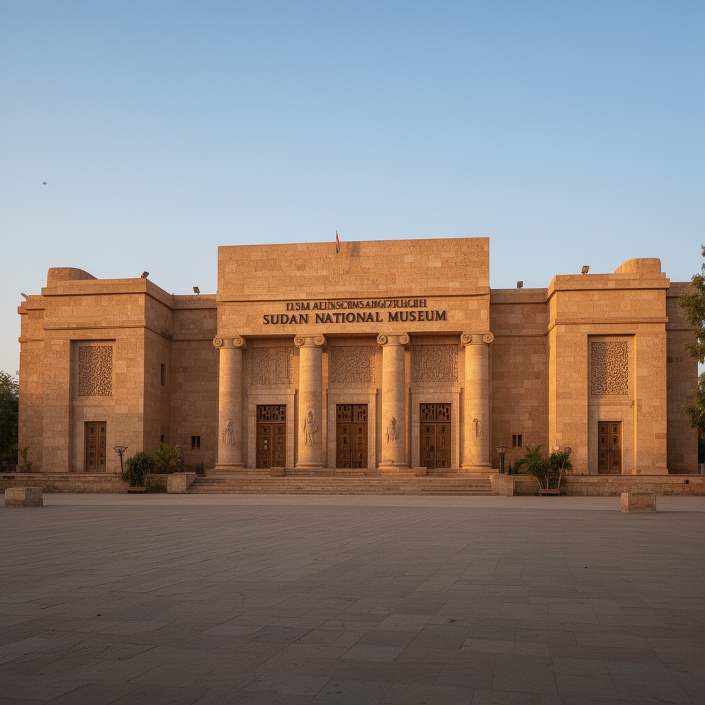 AI-generated illustration of Sudan National Museum