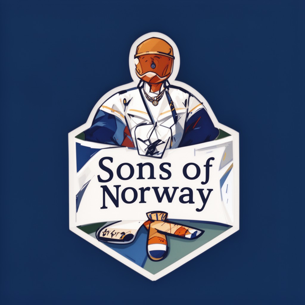 AI-generated illustration of Sons of Norway