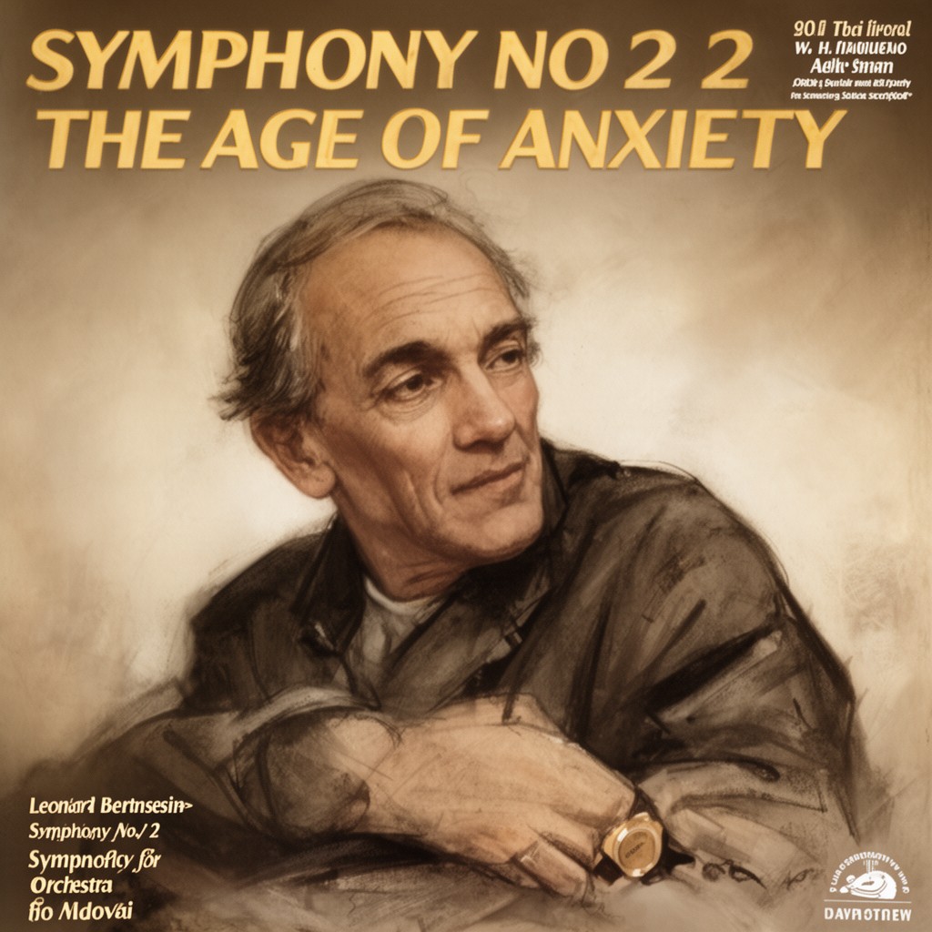 AI-generated illustration of Symphony No. 2 "The Age of Anxiety"