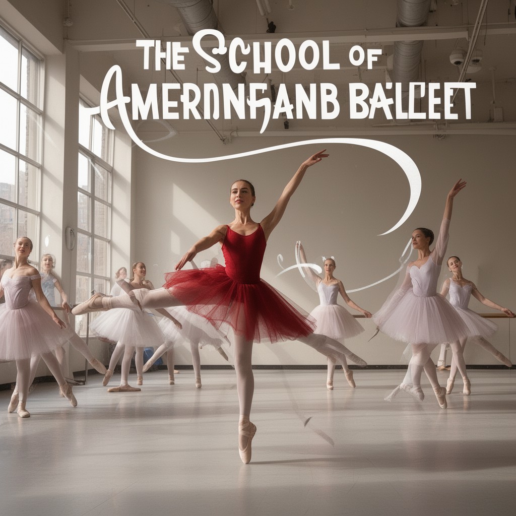AI-generated illustration of School of American Ballet