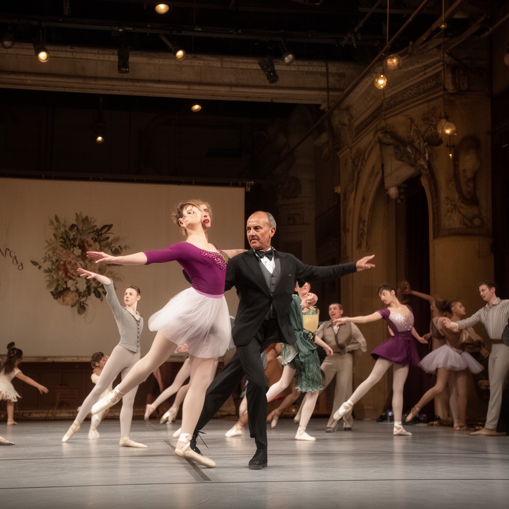 AI-generated illustration of American Ballet Caravan