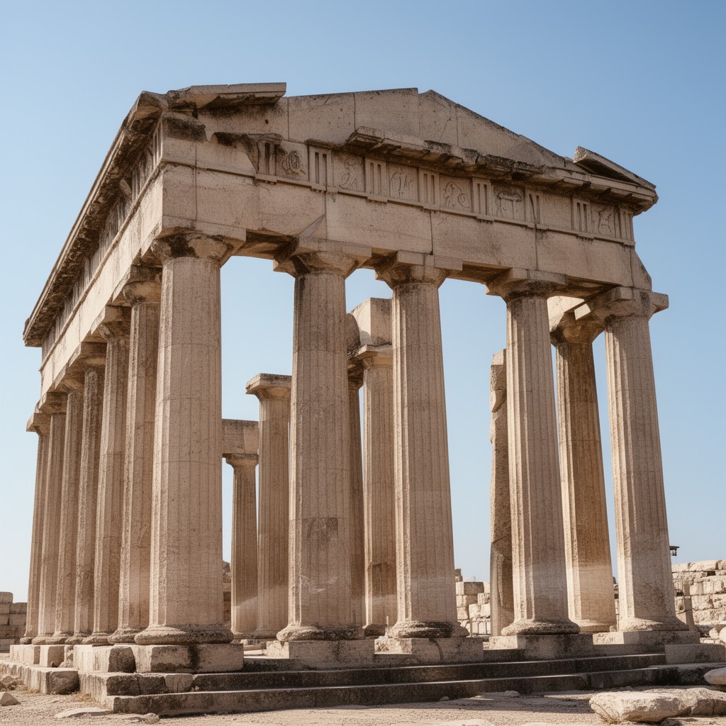 AI-generated illustration of Doric order