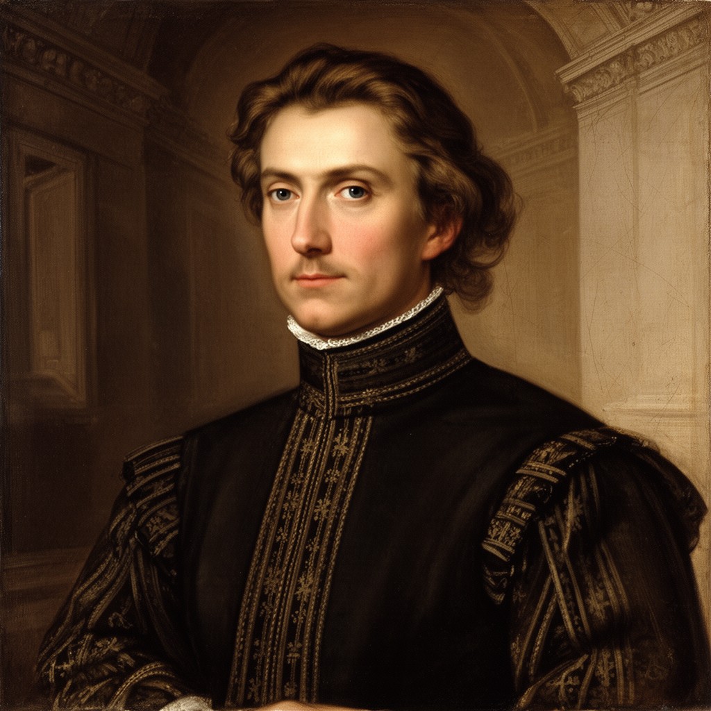 AI-generated illustration of Leon Battista Alberti