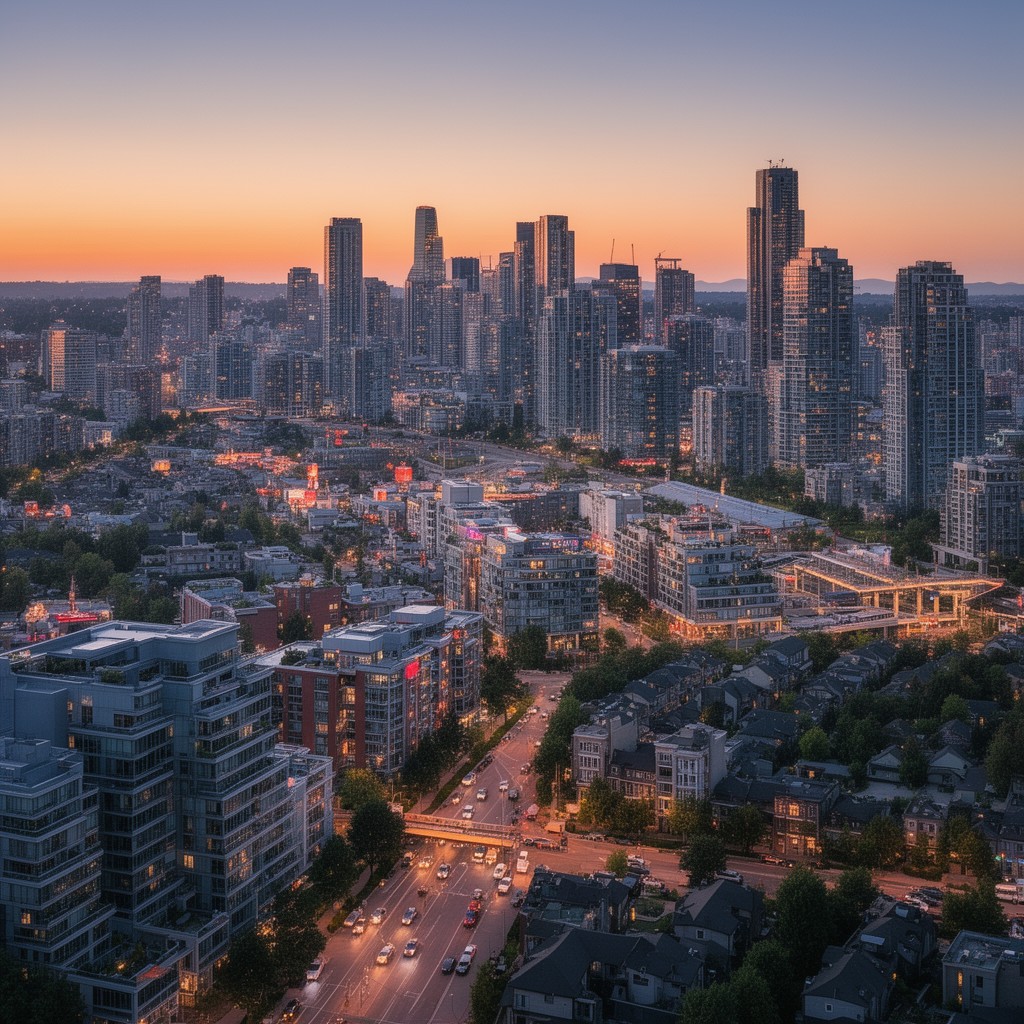 AI-generated illustration of Markham, Ontario