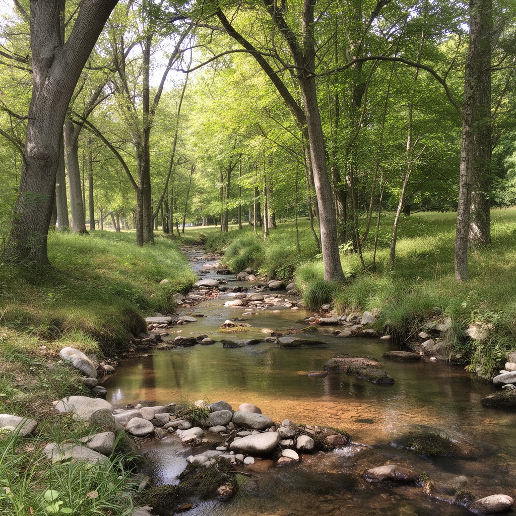AI-generated illustration of Stony Brook