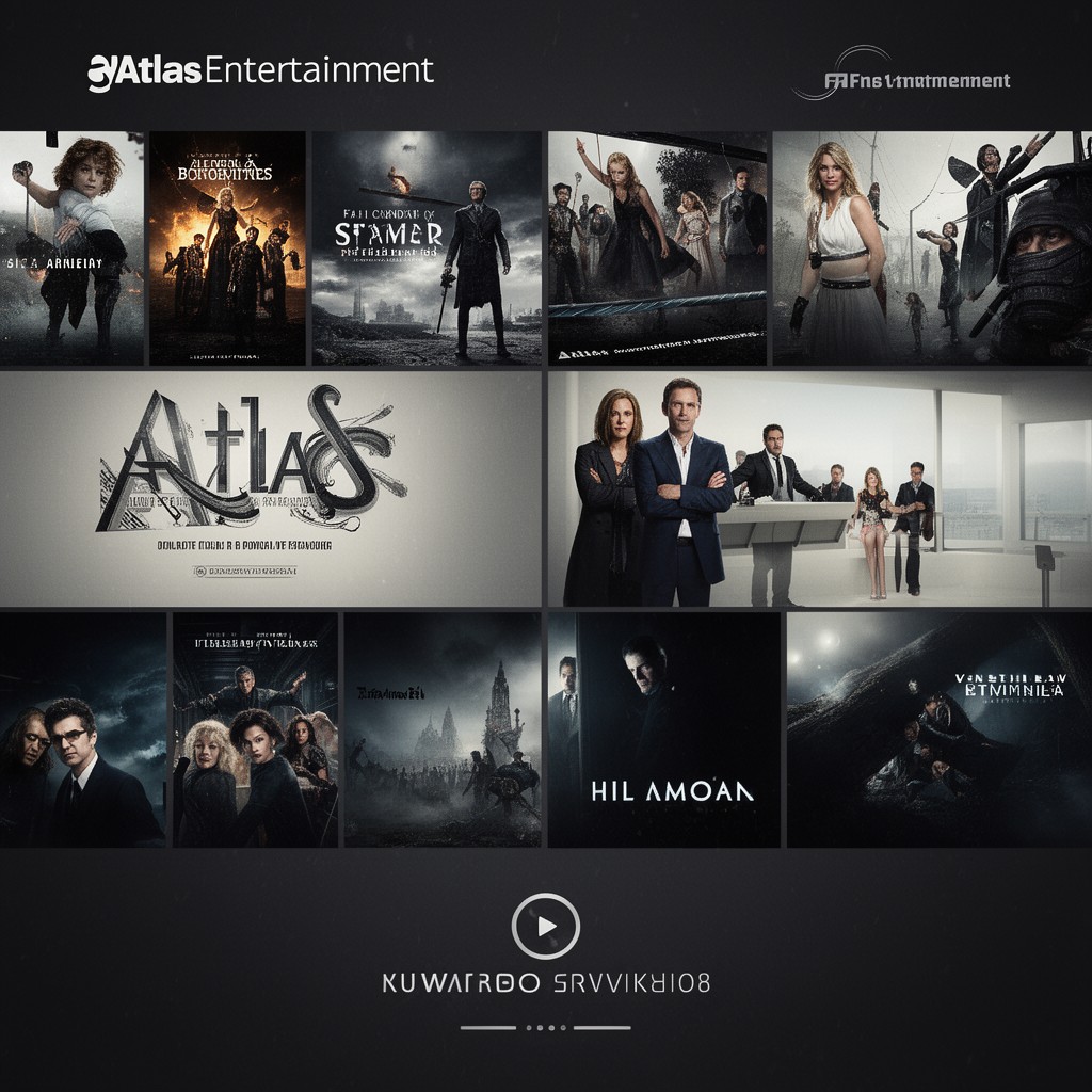 AI-generated illustration of Atlas Entertainment