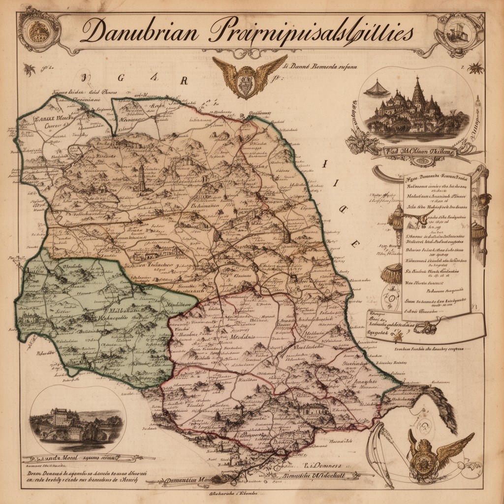 AI-generated illustration of Danubian Principalities