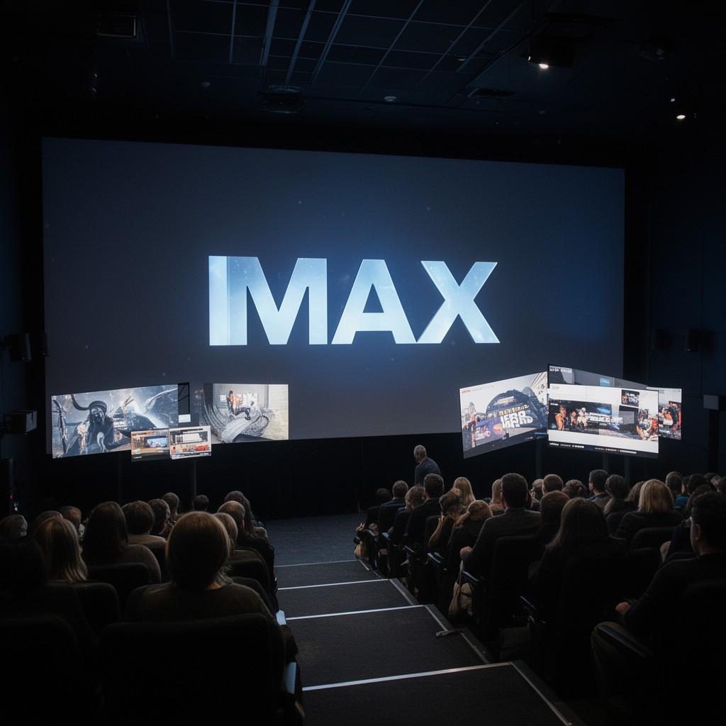 AI-generated illustration of IMAX