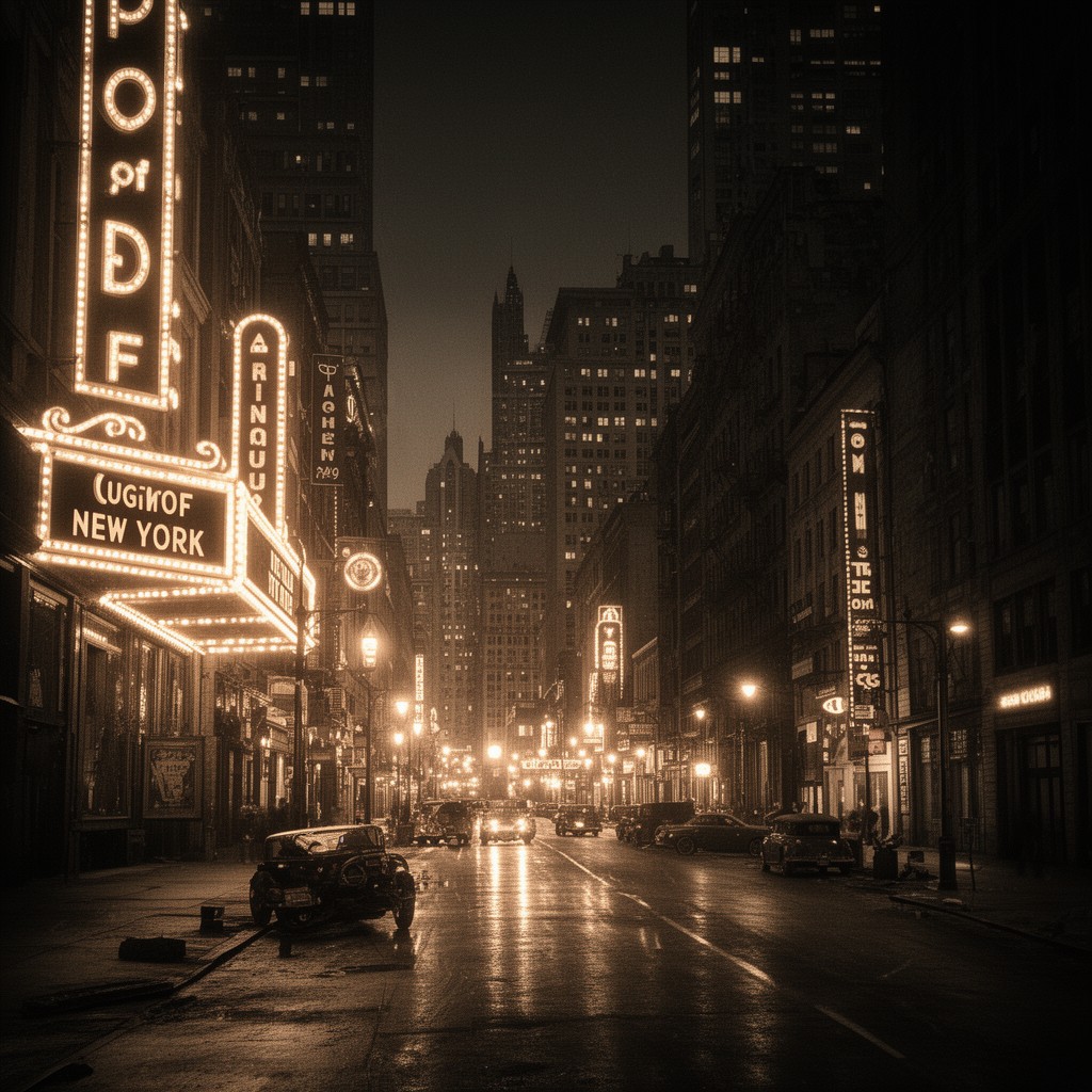 AI-generated illustration of Lights of New York