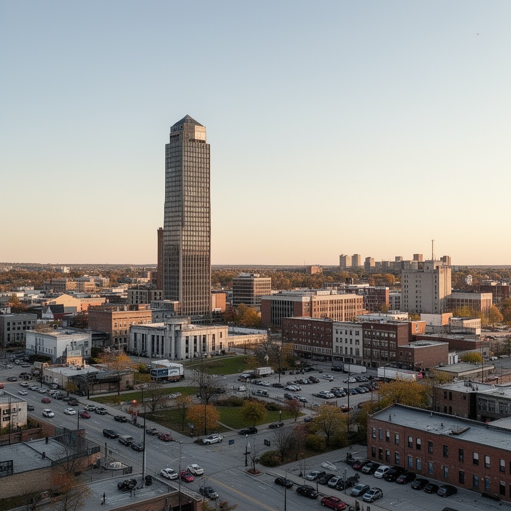 AI-generated illustration of Genesee County, Michigan