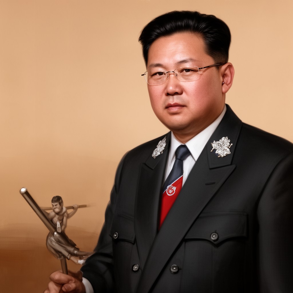 AI-generated illustration of Kim dynasty