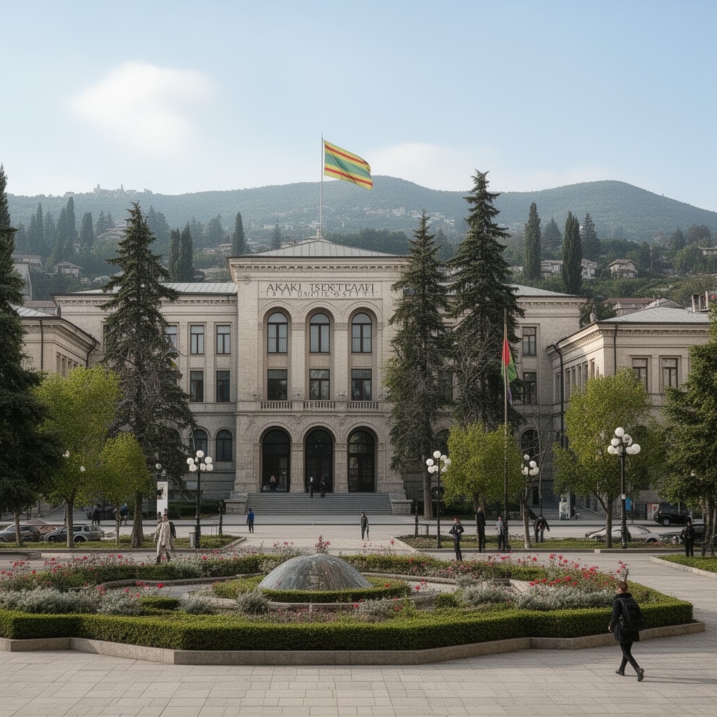 AI-generated illustration of Akaki Tsereteli State University