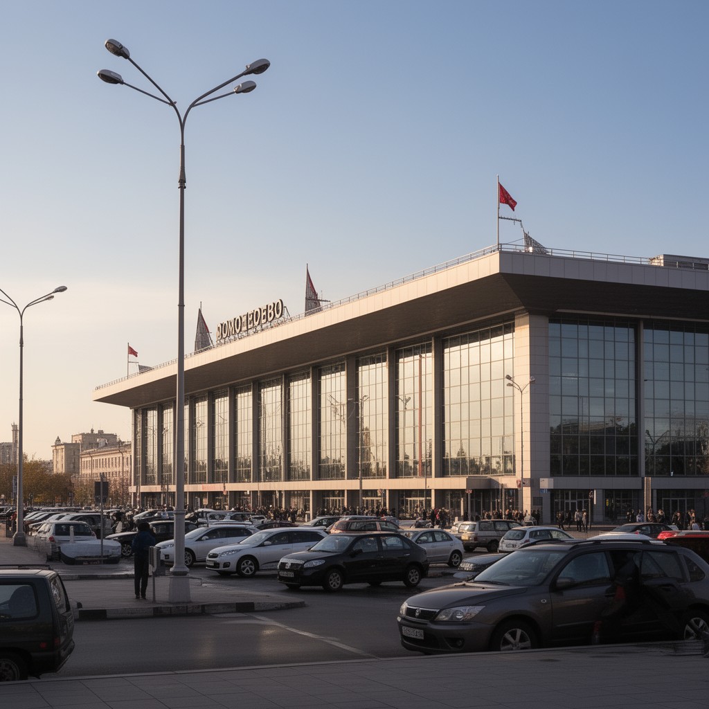 AI-generated illustration of Domodedovo