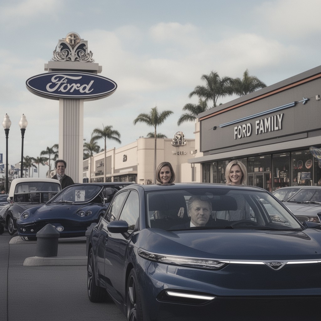 AI-generated illustration of Ford family (controlling shareholders)