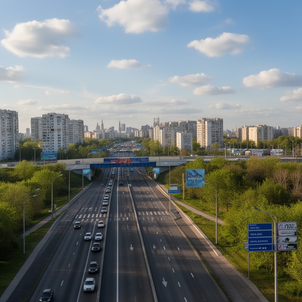 AI-generated illustration of Kashirskoye Highway