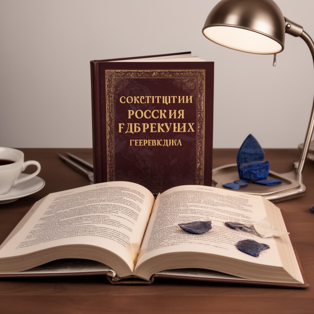 AI-generated illustration of Constitution of the Russian Federation