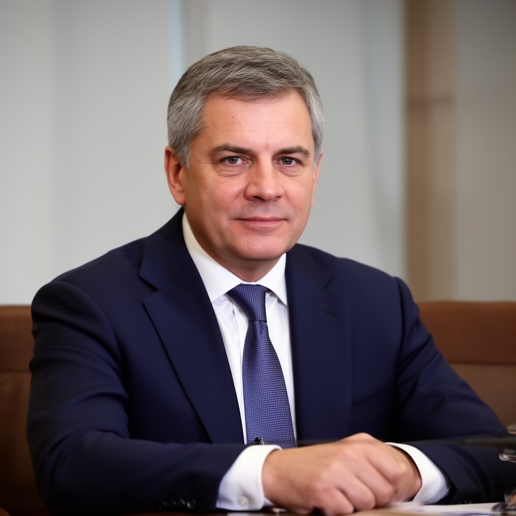 AI-generated illustration of Deputy Prime Minister of Russia