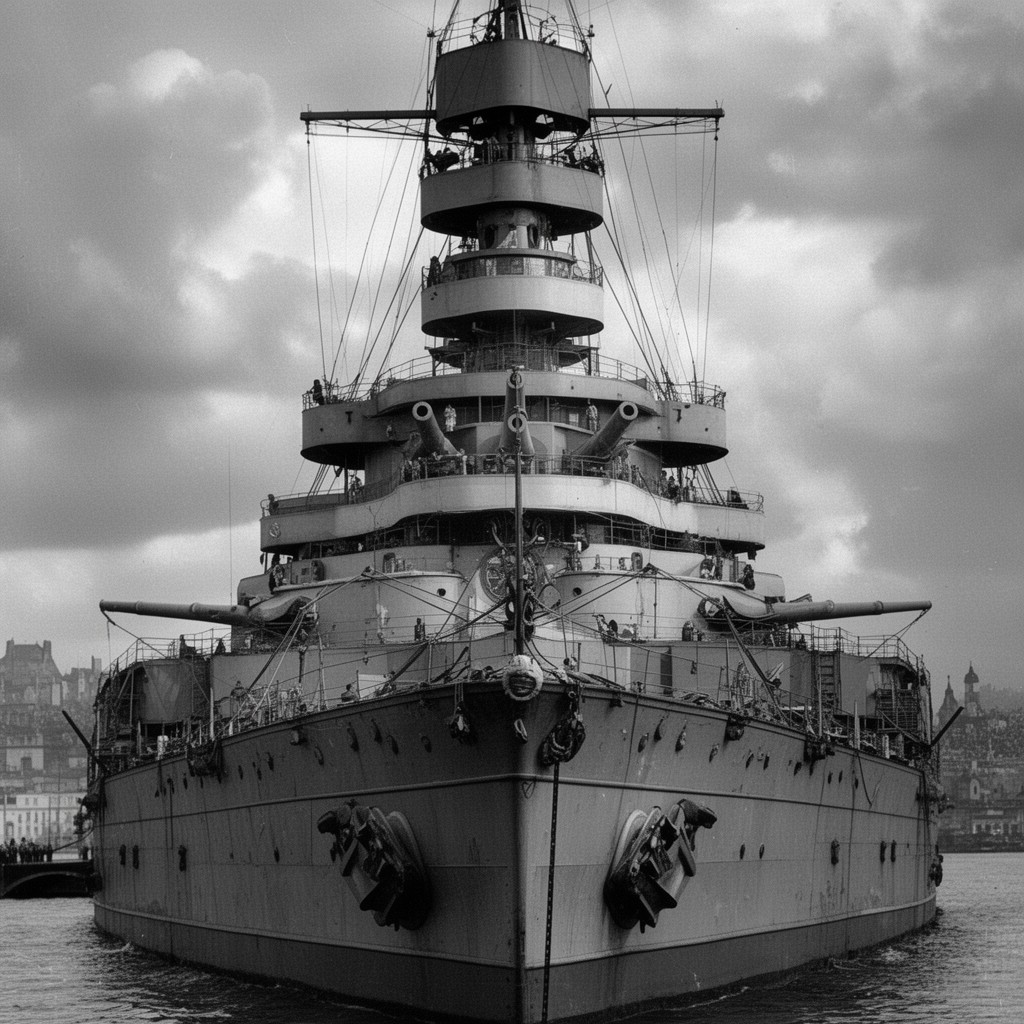 AI-generated illustration of Battleship Potemkin