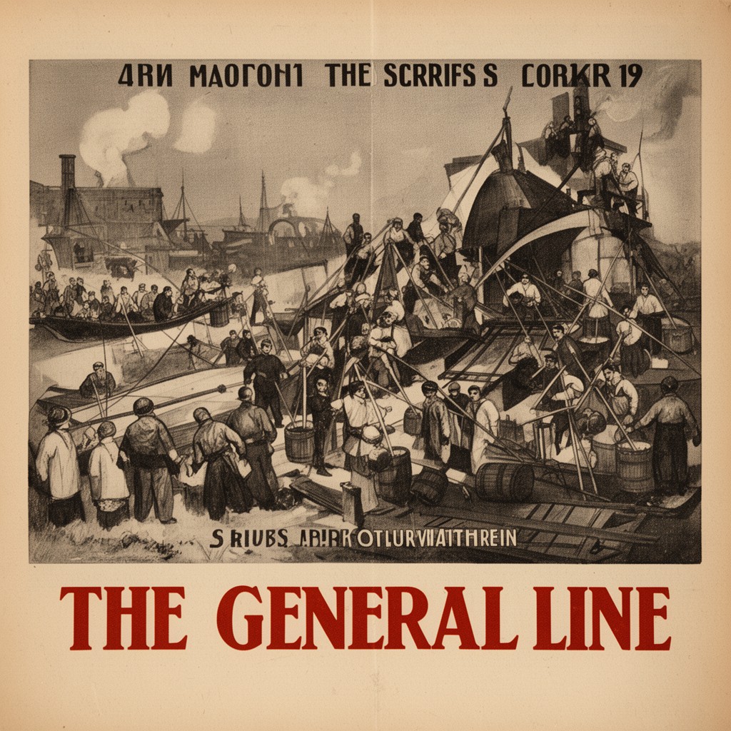 AI-generated illustration of The General Line