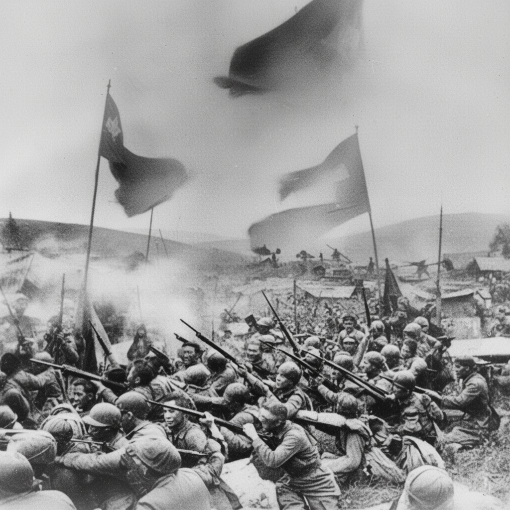 AI-generated illustration of War of Liberation