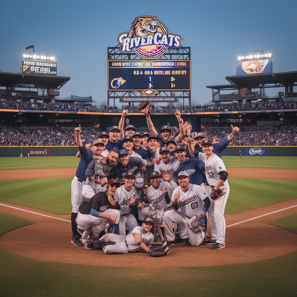 AI-generated illustration of Sacramento River Cats