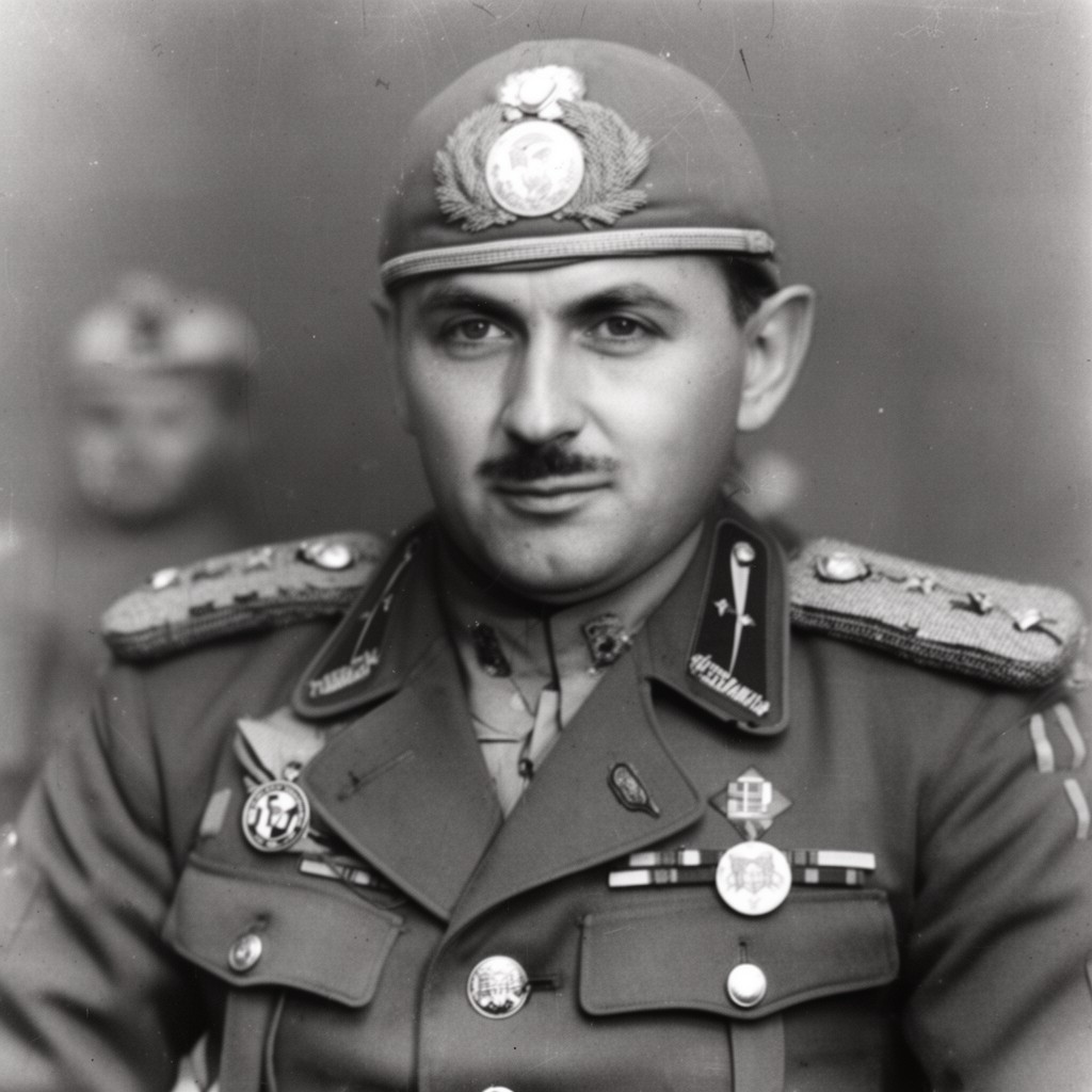 AI-generated illustration of Gusztáv Jány