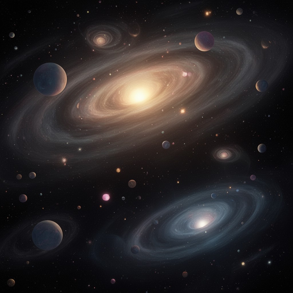 AI-generated illustration of Black Holes and Baby Universes and Other Essays