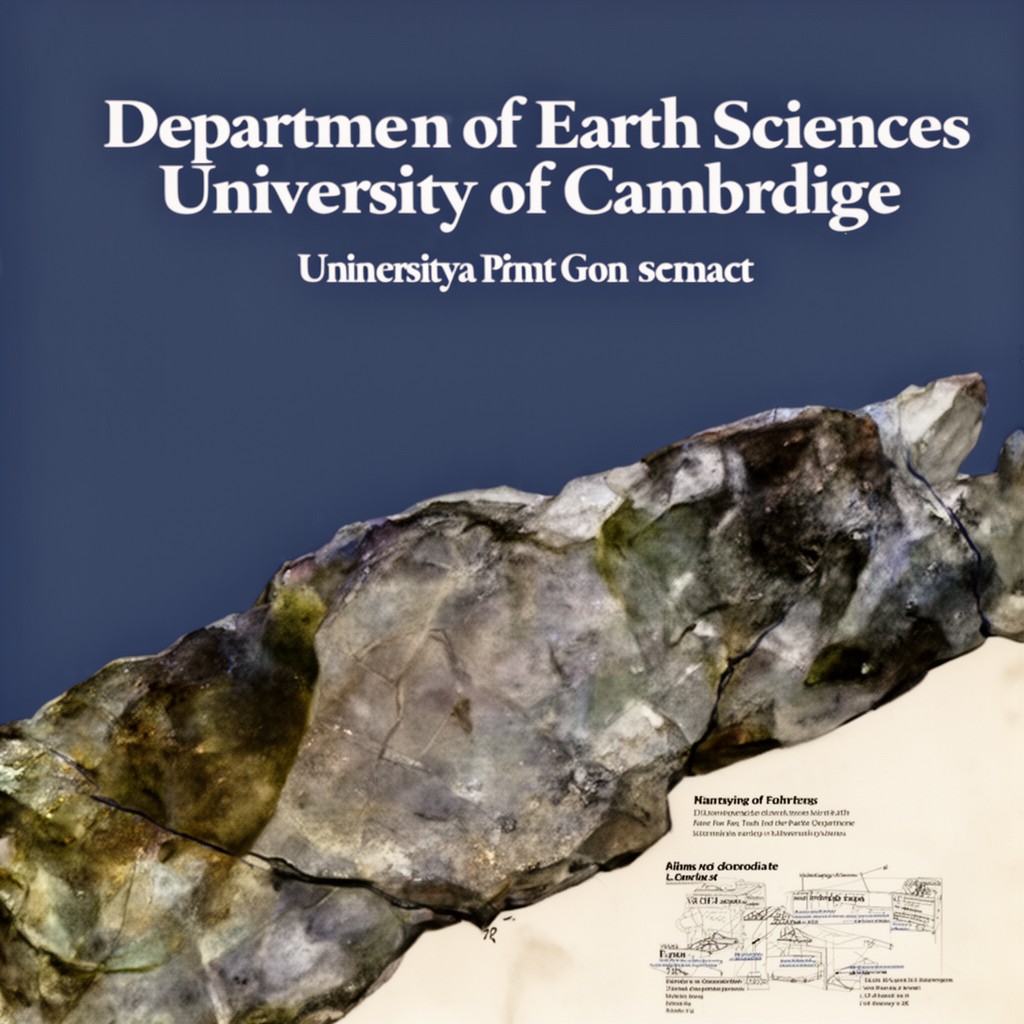AI-generated illustration of Department of Earth Sciences, University of Cambridge