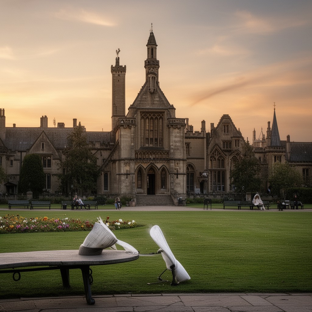 AI-generated illustration of Department of Applied Mathematics and Theoretical Physics, University of Cambridge