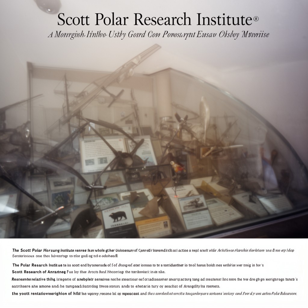 AI-generated illustration of Scott Polar Research Institute