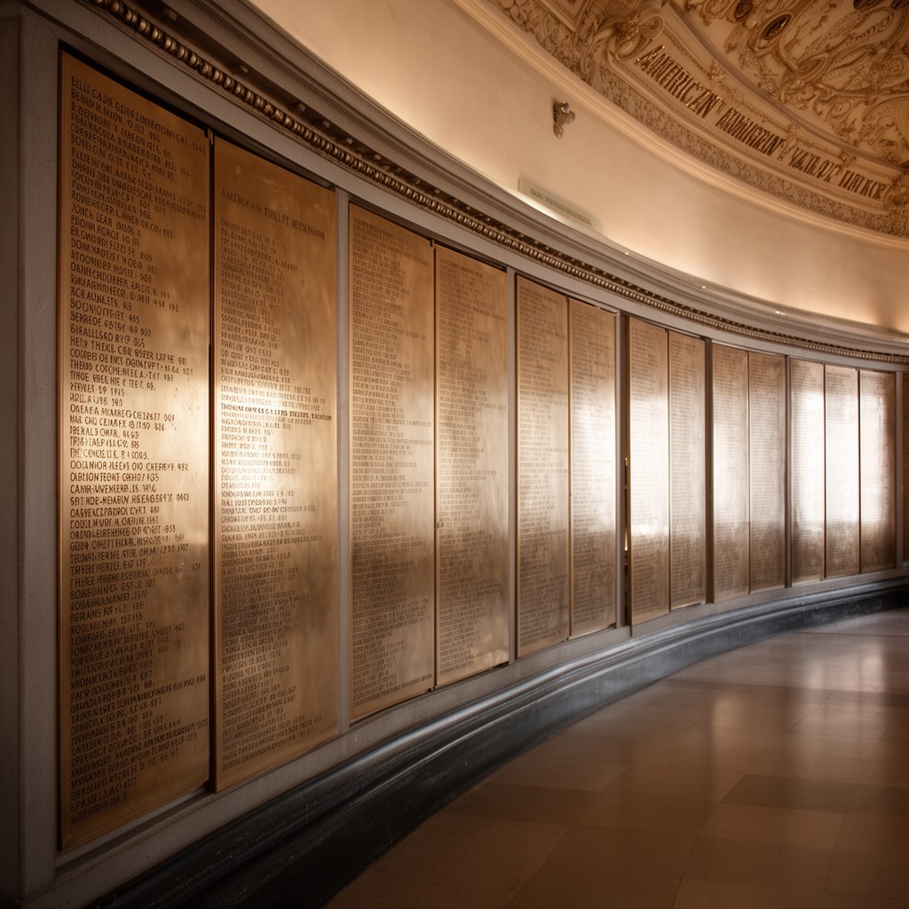 AI-generated illustration of American Immigrant Wall of Honor