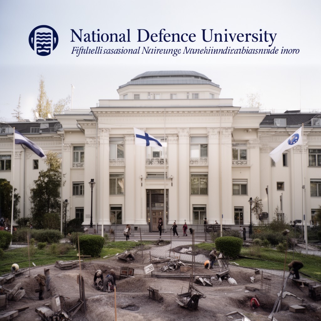 AI-generated illustration of National Defence University