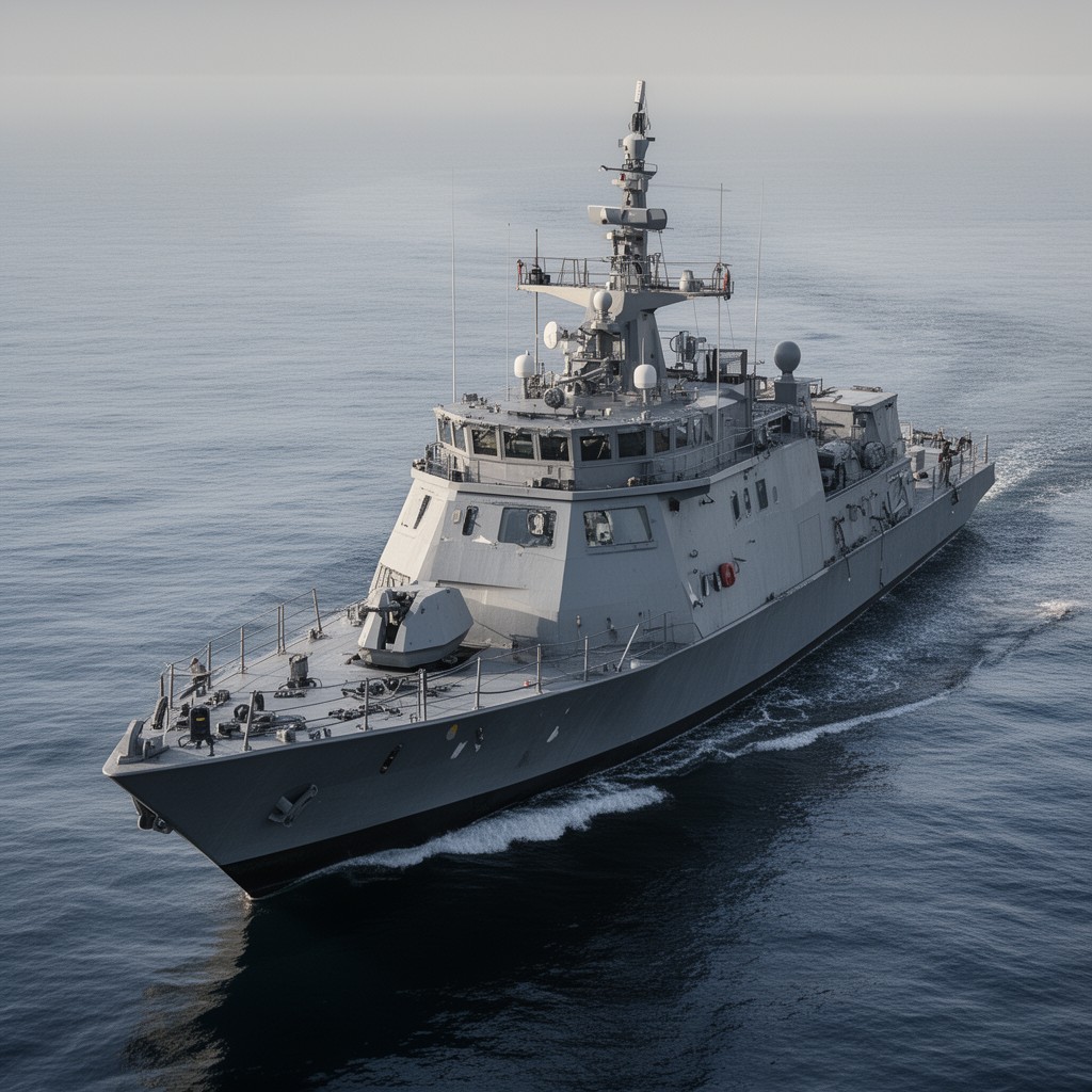 AI-generated illustration of Hamina-class missile boat