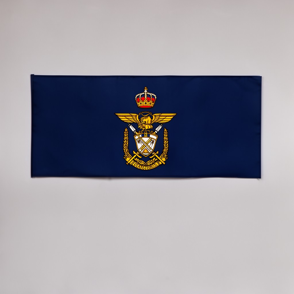 AI-generated illustration of Flag of the Finnish Defence Forces