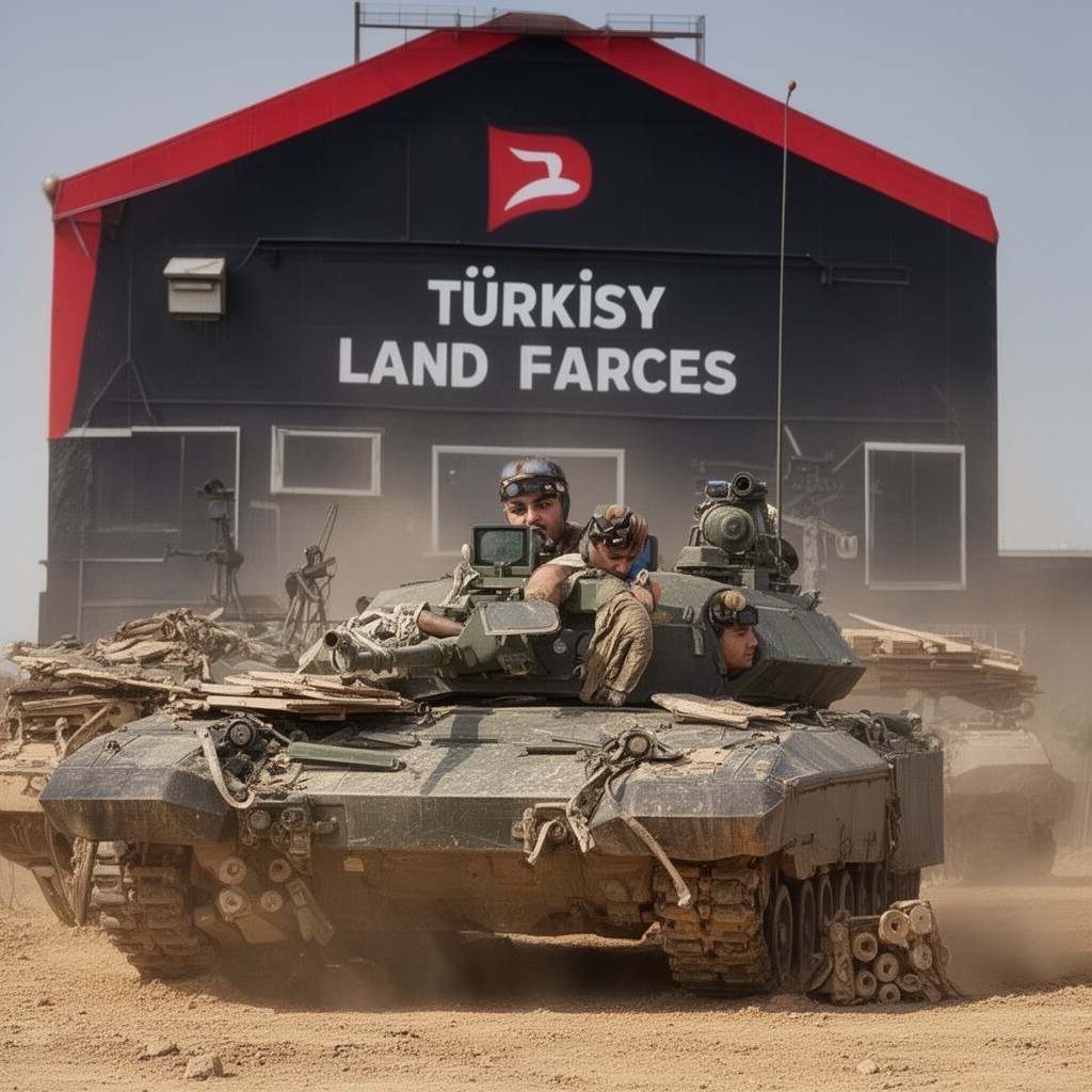 AI-generated illustration of Turkish Land Forces