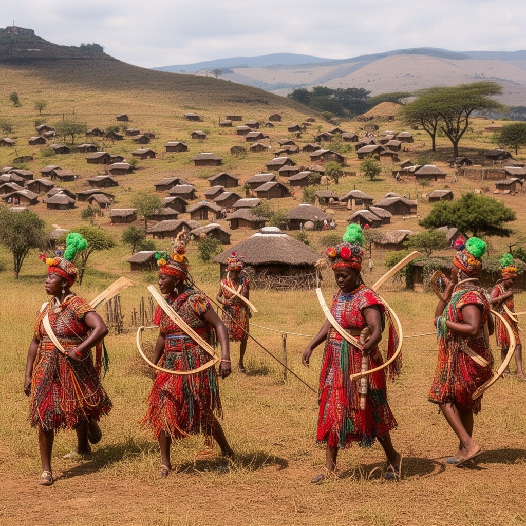 AI-generated illustration of Northern Ndebele