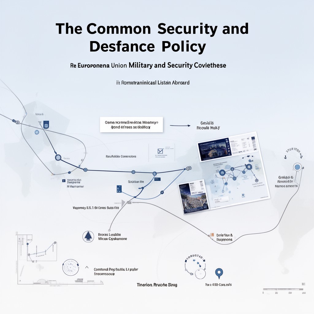 AI-generated illustration of Common Security and Defence Policy