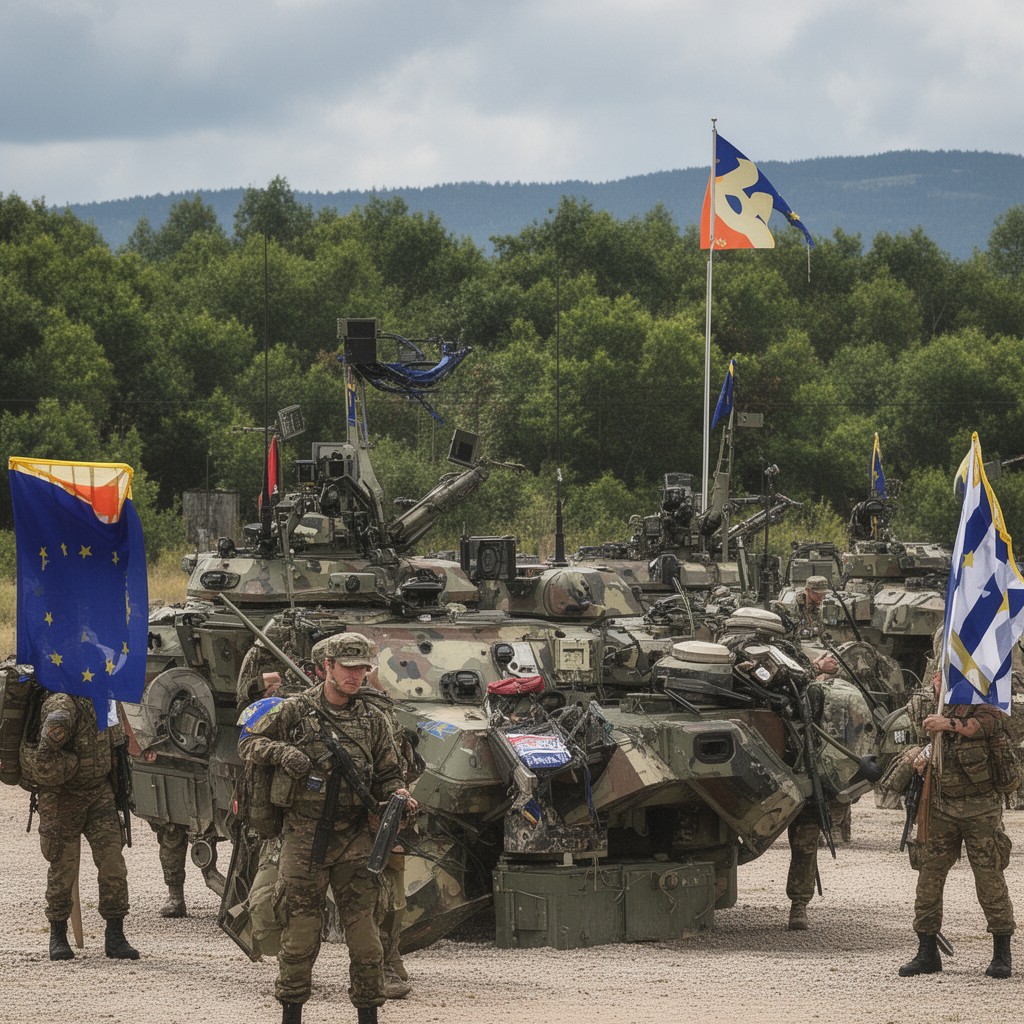 AI-generated illustration of EU Battlegroups