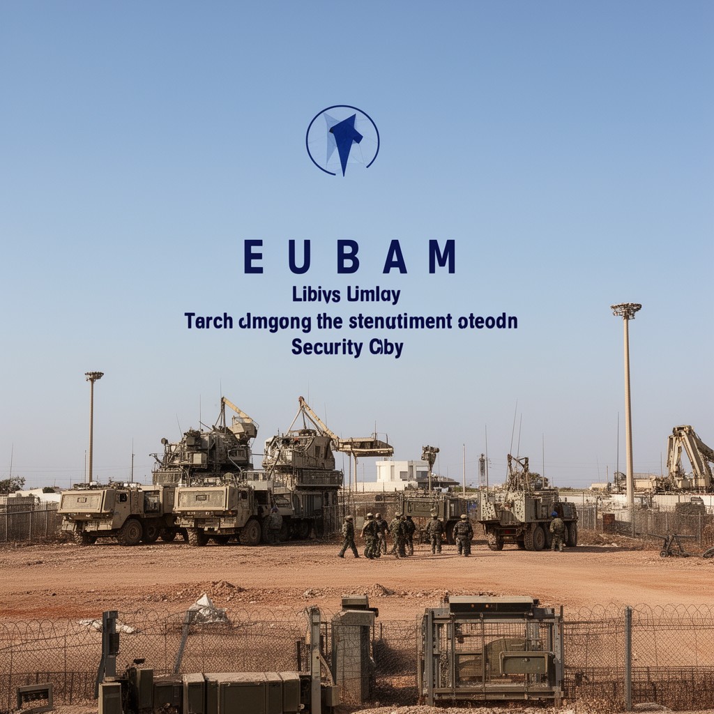 AI-generated illustration of EUBAM Libya