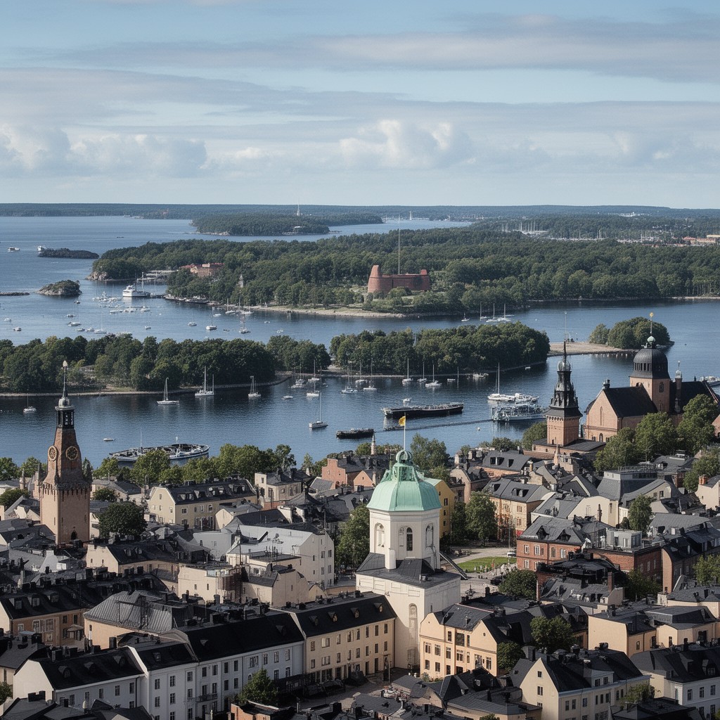AI-generated illustration of Southwest Finland