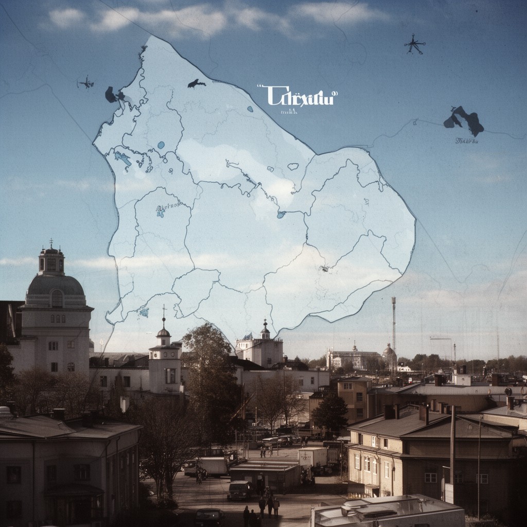 AI-generated illustration of former Turku and Pori Province