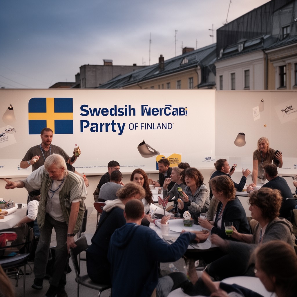 AI-generated illustration of Swedish People’s Party of Finland