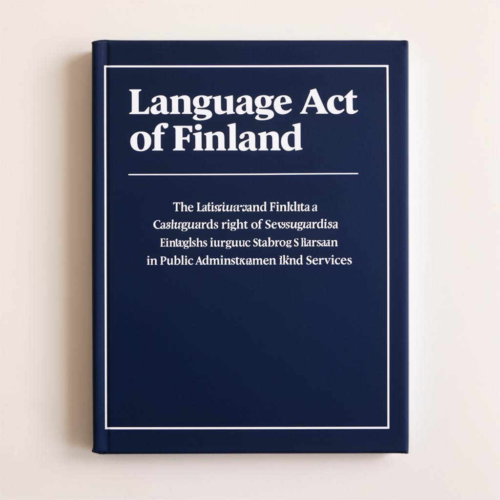 AI-generated illustration of Language Act of Finland