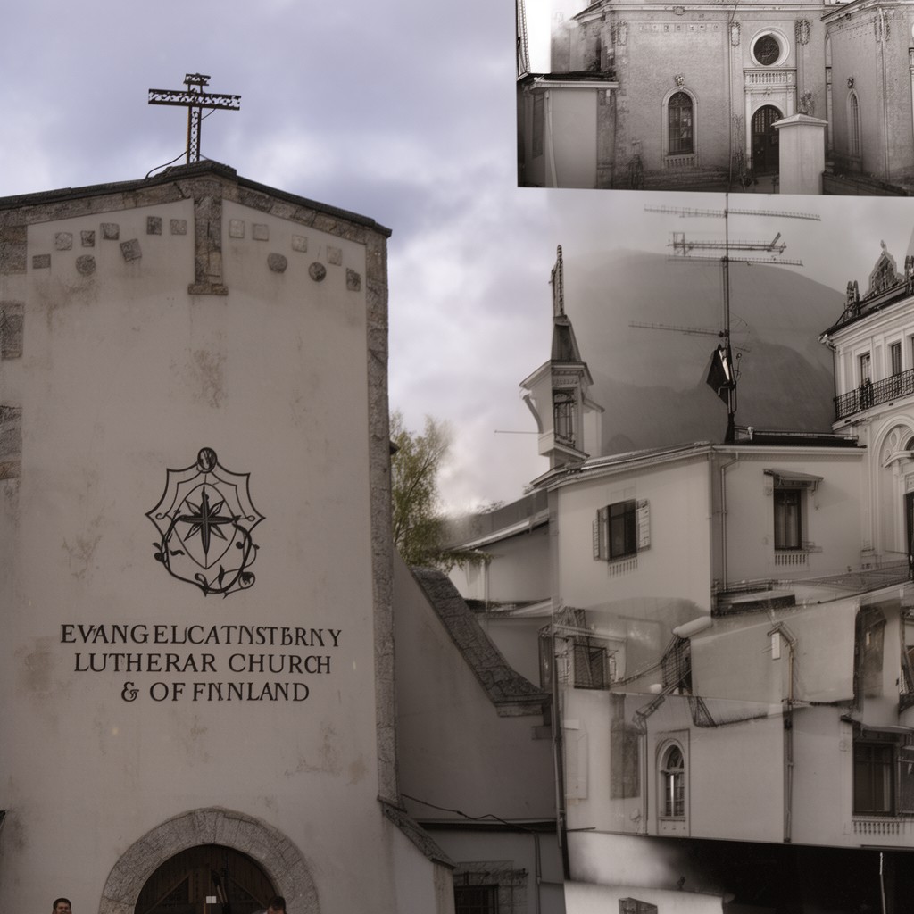 AI-generated illustration of Evangelical Lutheran Church of Finland